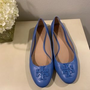 Tory Burch Blue Flats